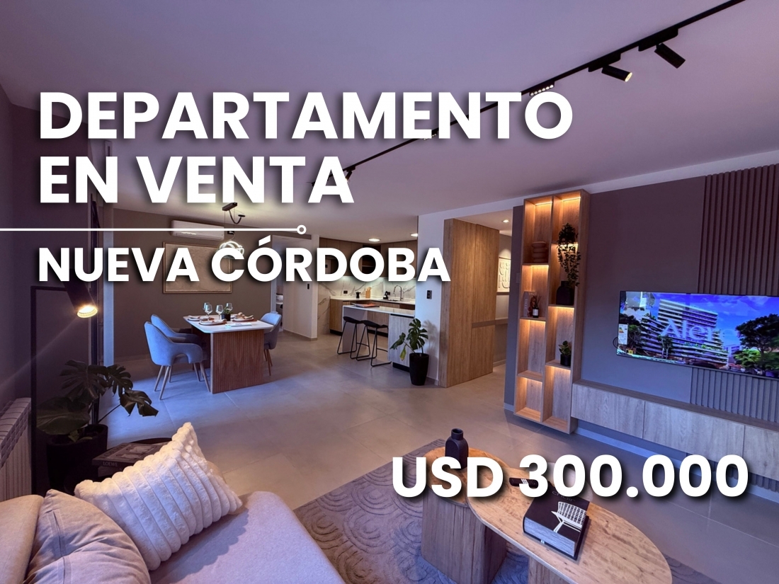 DEPARTAMENTO EN VENTA NUEVA CORDOBA 3 DORMITORIOS